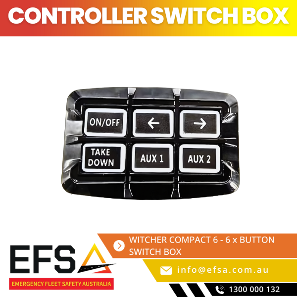 SWITCHER Switch Box 6 Compact - Compact and reliable 6-gang switch box for efficient device control, available at EFSA Australia.
