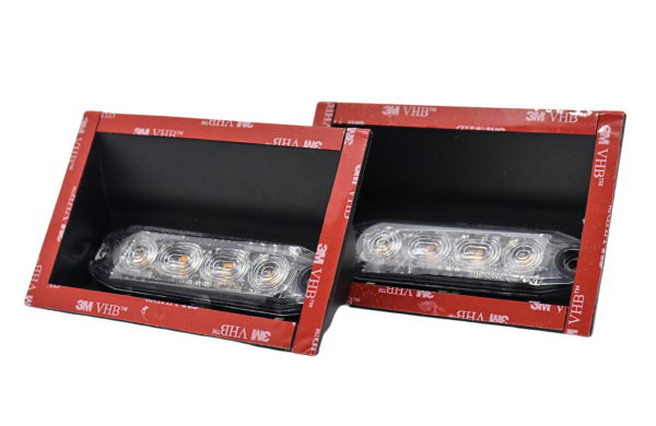 VIPER VISOR Light Pod (2 Pack, 4xLED) – High-performance emergency and warning lights for vehicles, available at EFSA Australia.