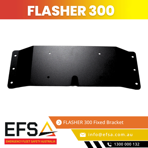 FLASHER 300 Fixed Bracket - High-performance flasher light with a fixed bracket for stability in emergency and safety applications, available at EFSA Australia.