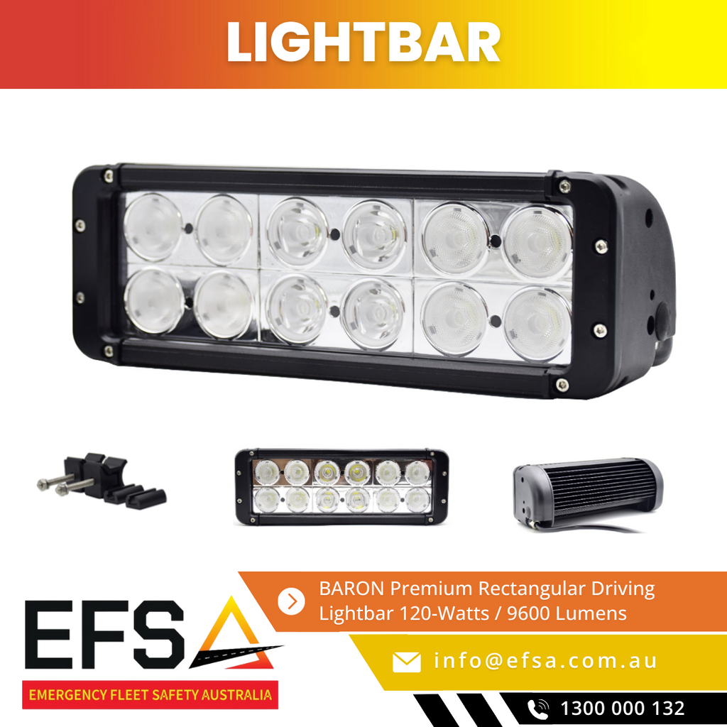 Premium Rectangular Driving Lightbar – EFSA